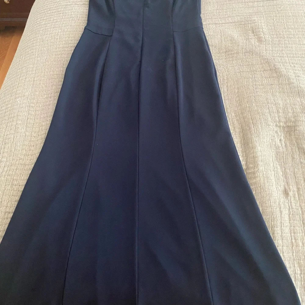 Ralph Lauren Navy Gown (prom, wedding, mother of the bride/groom) - Picture 2 of 7